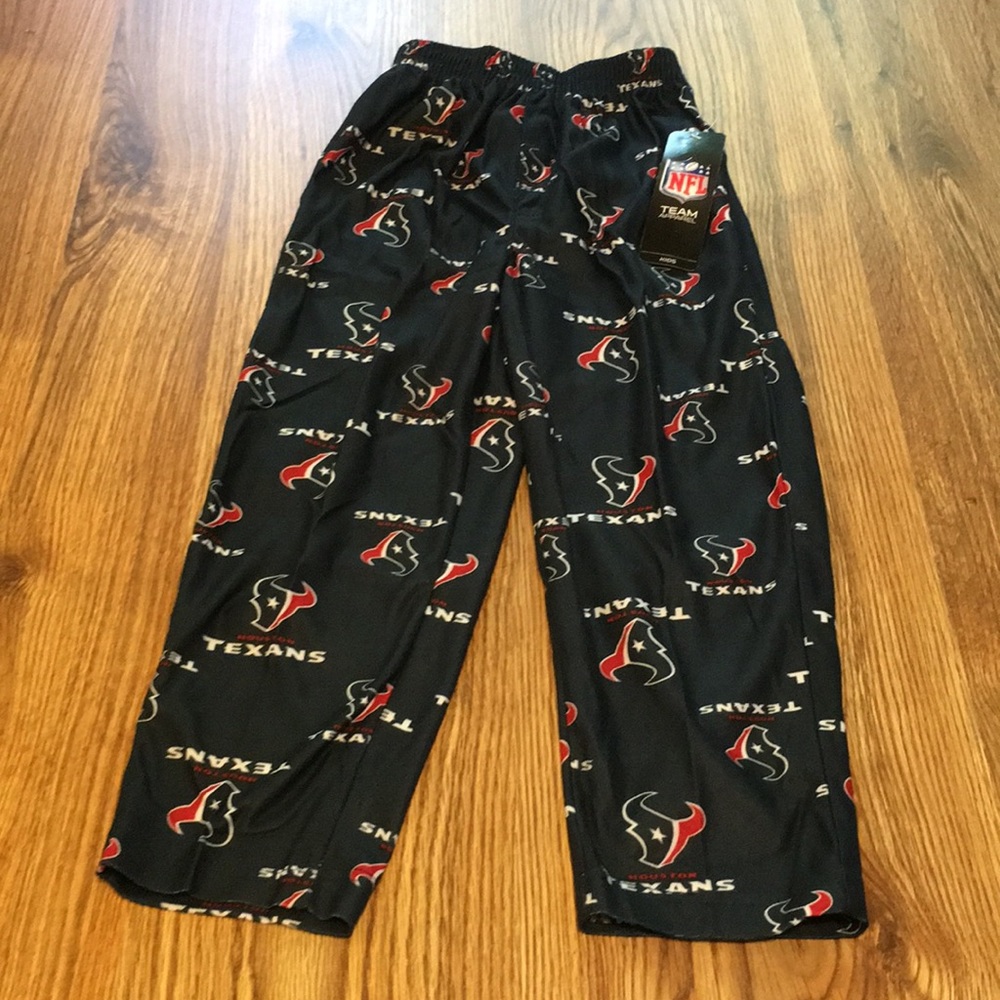Houston Texans NFL Kids Fan Lounge Pants Size 4T NEW with Tags & NFL Hologram